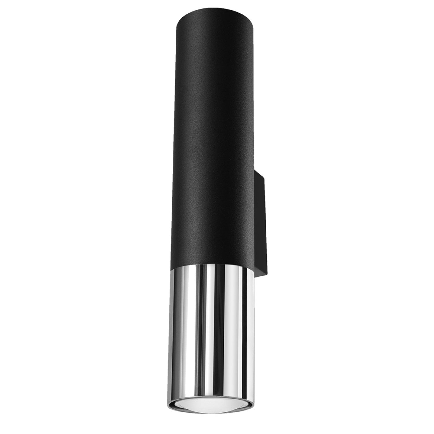 Wandlamp LOOPEZ zwart-chroom