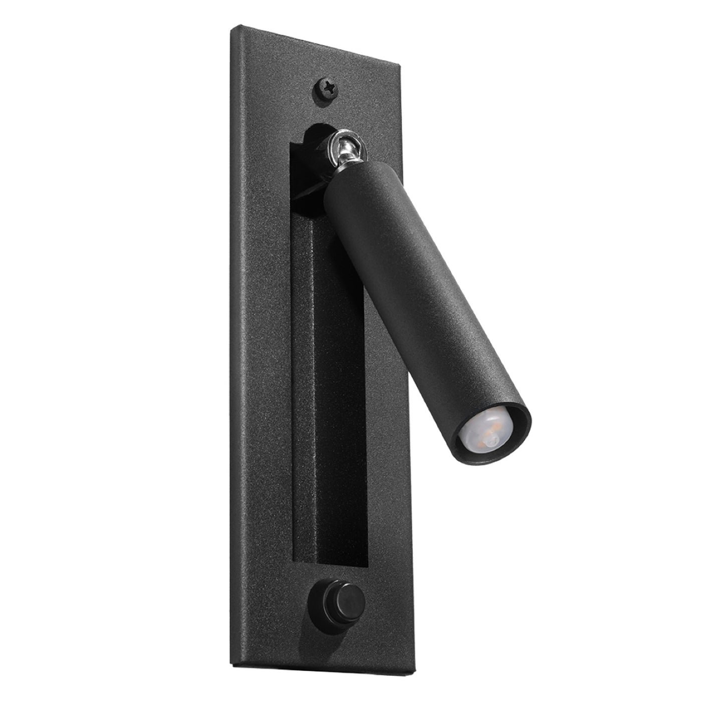 ENIF cilindrische wandlamp zwart