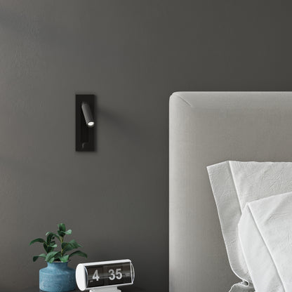ENIF cilindrische wandlamp zwart