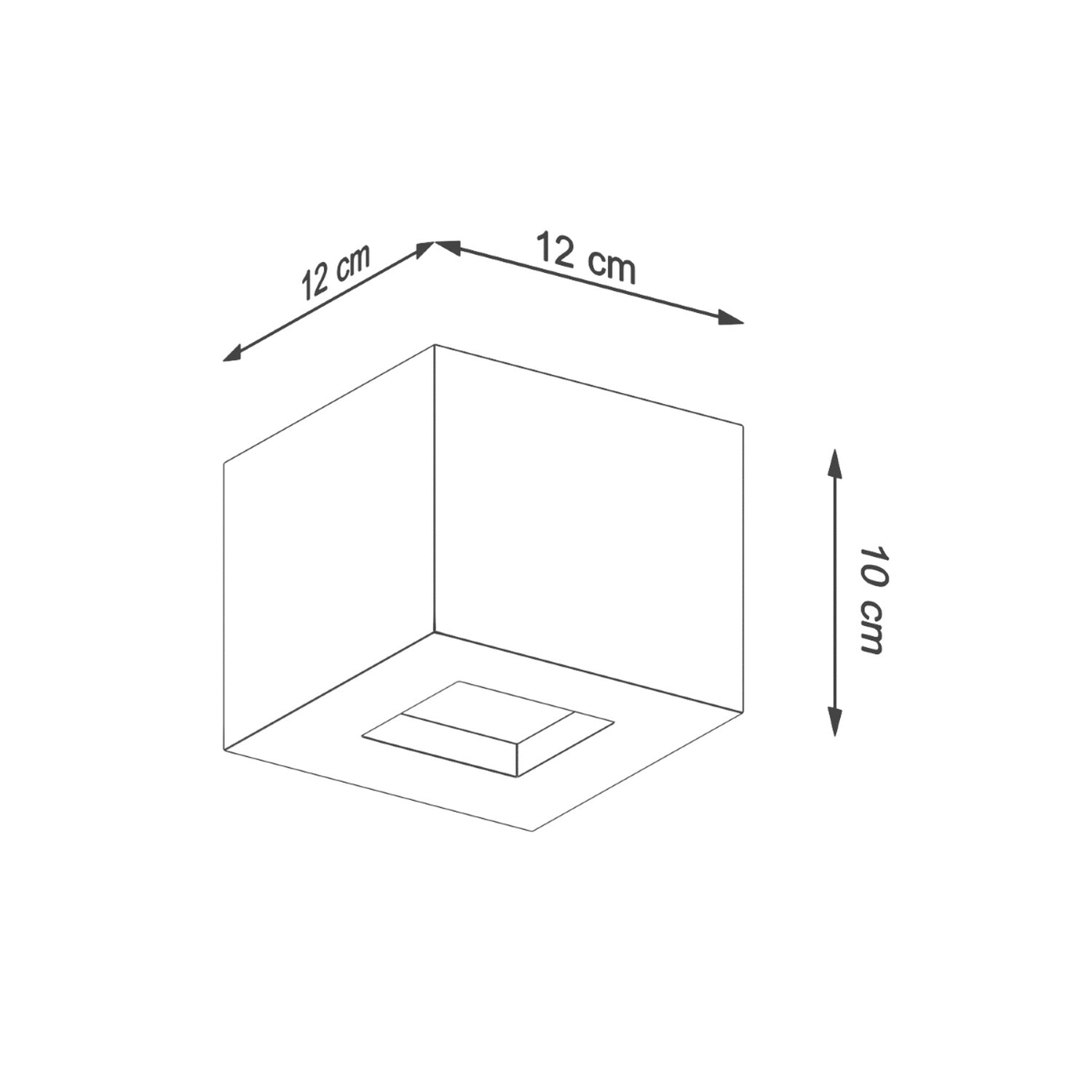 LEO wandlamp beton grijs