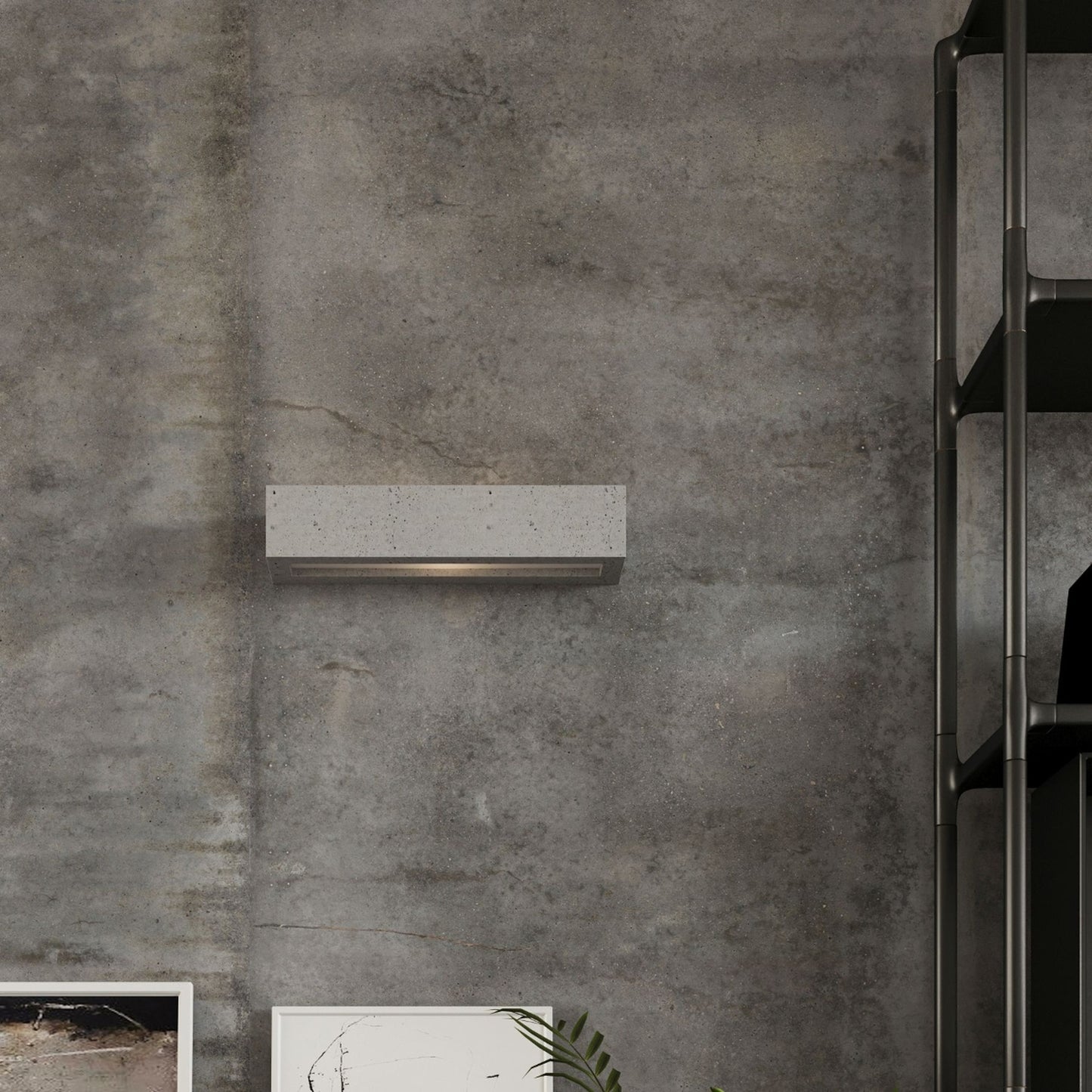 VEGA wandlamp beton 30 grijs