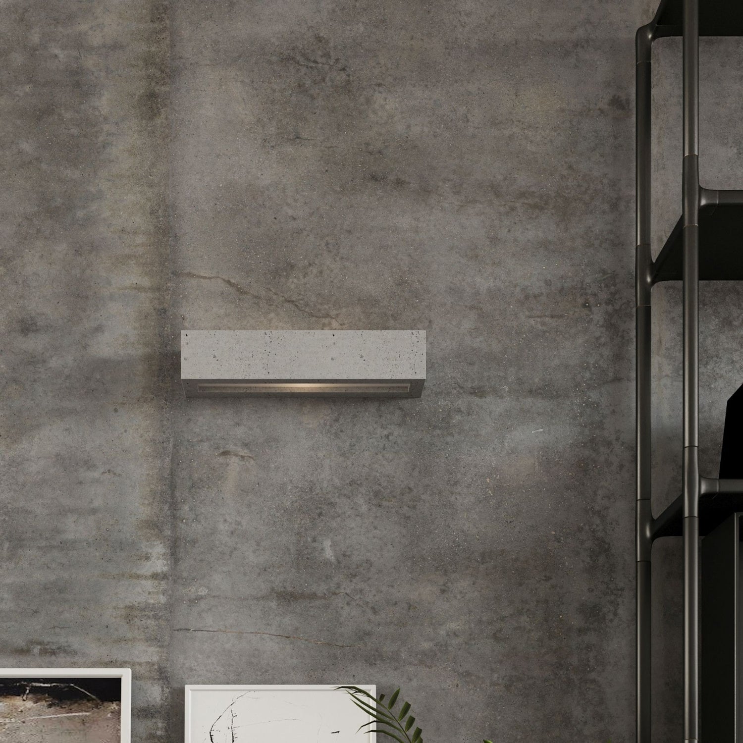 VEGA wandlamp beton 30 grijs