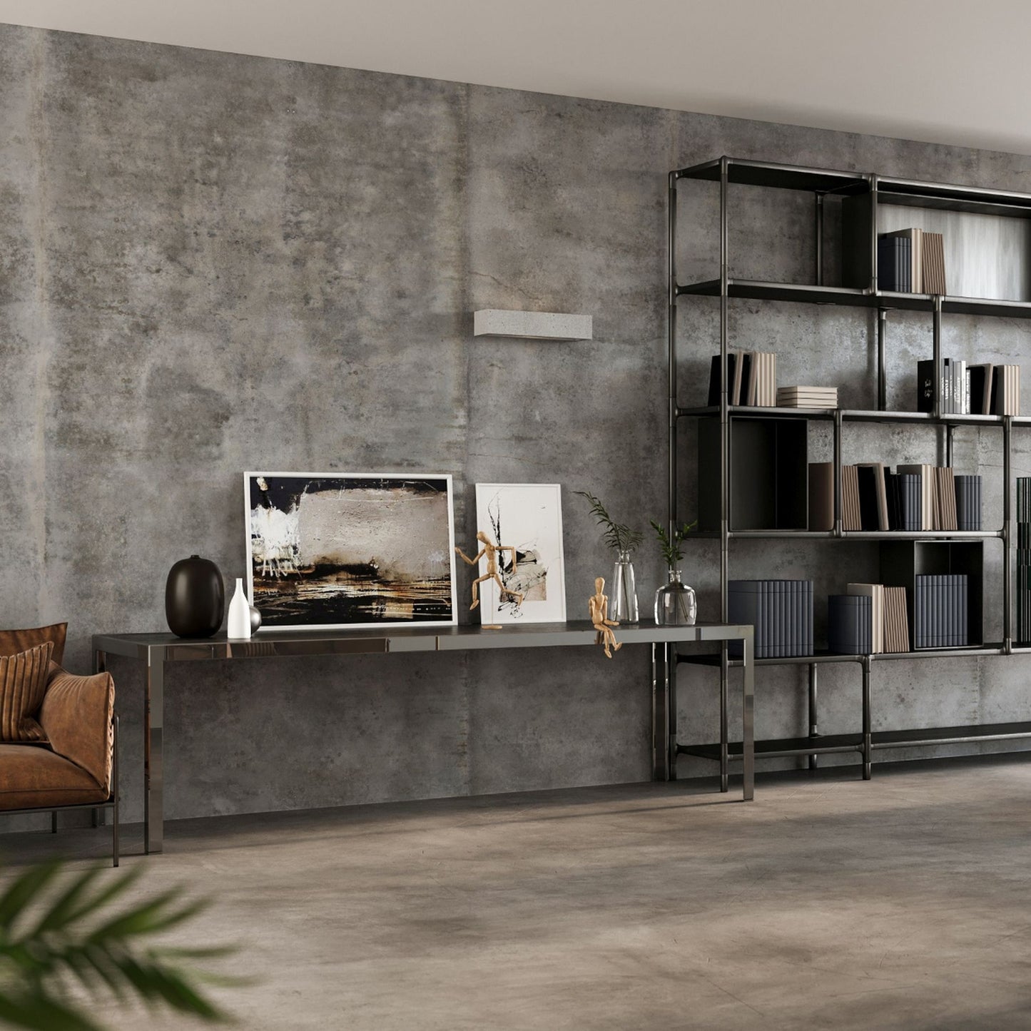 VEGA wandlamp beton 50 grijs