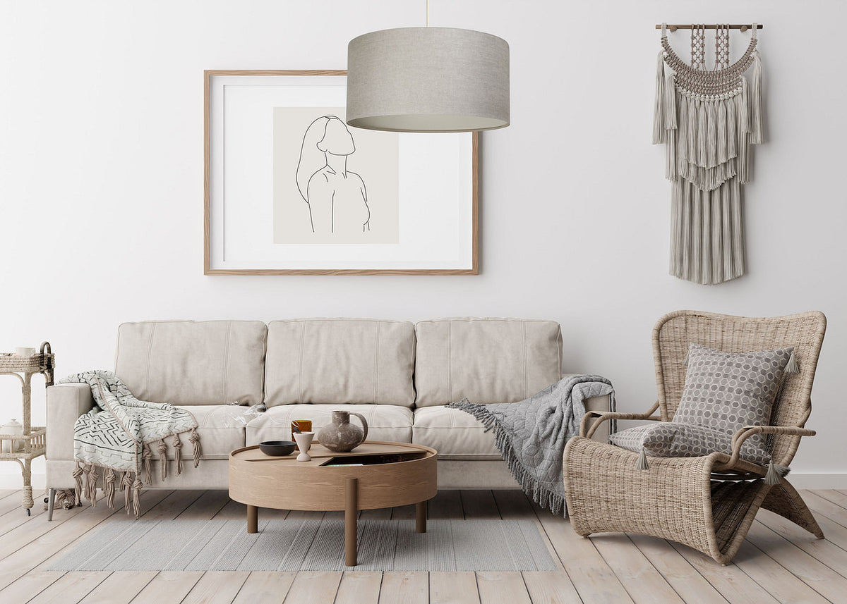 Boho Linnen hanglamp