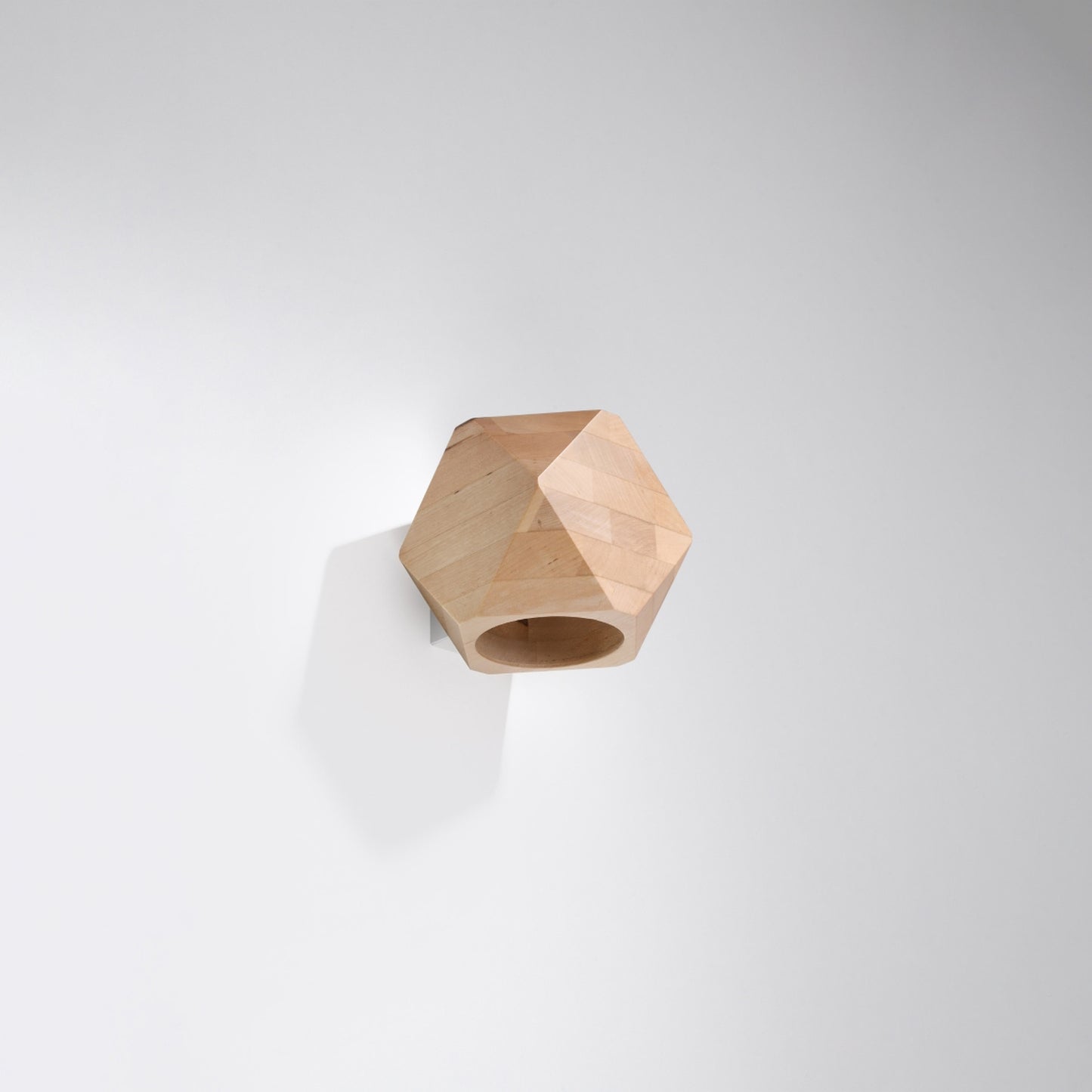 WOODY houten wandlamp naturel hout