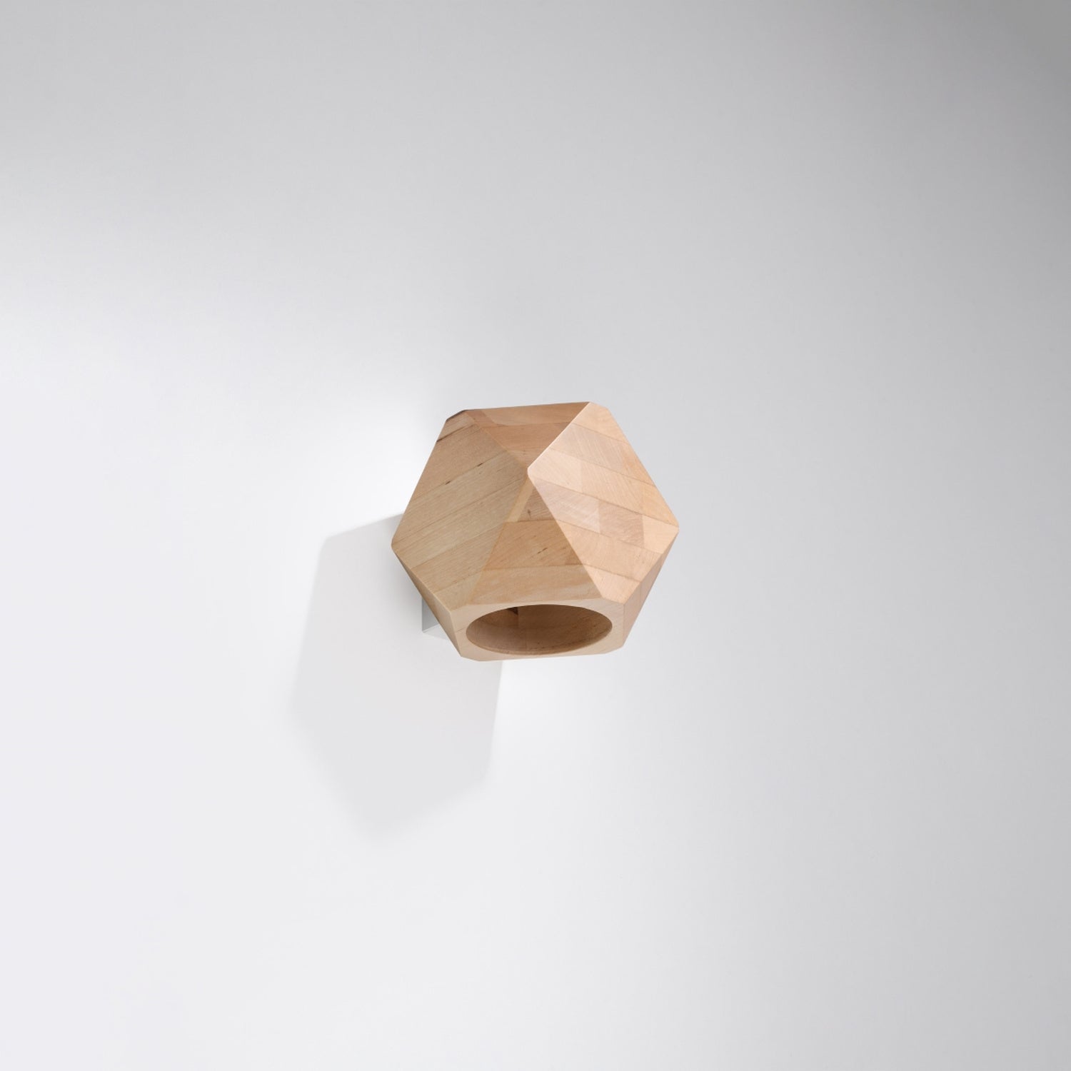 WOODY houten wandlamp naturel hout