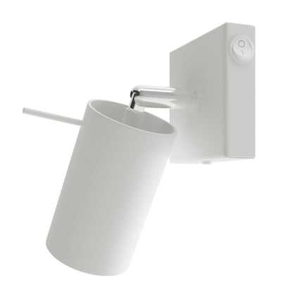 RING met schakelaar wandlamp wit