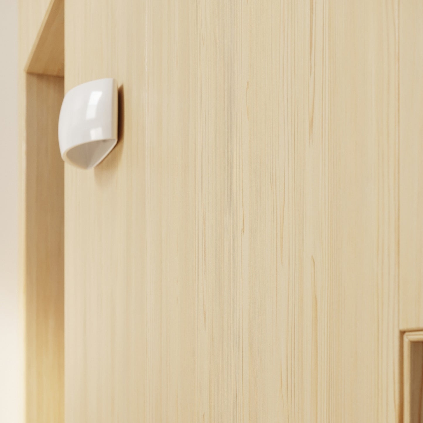 PONTIUS wandlamp wit glans