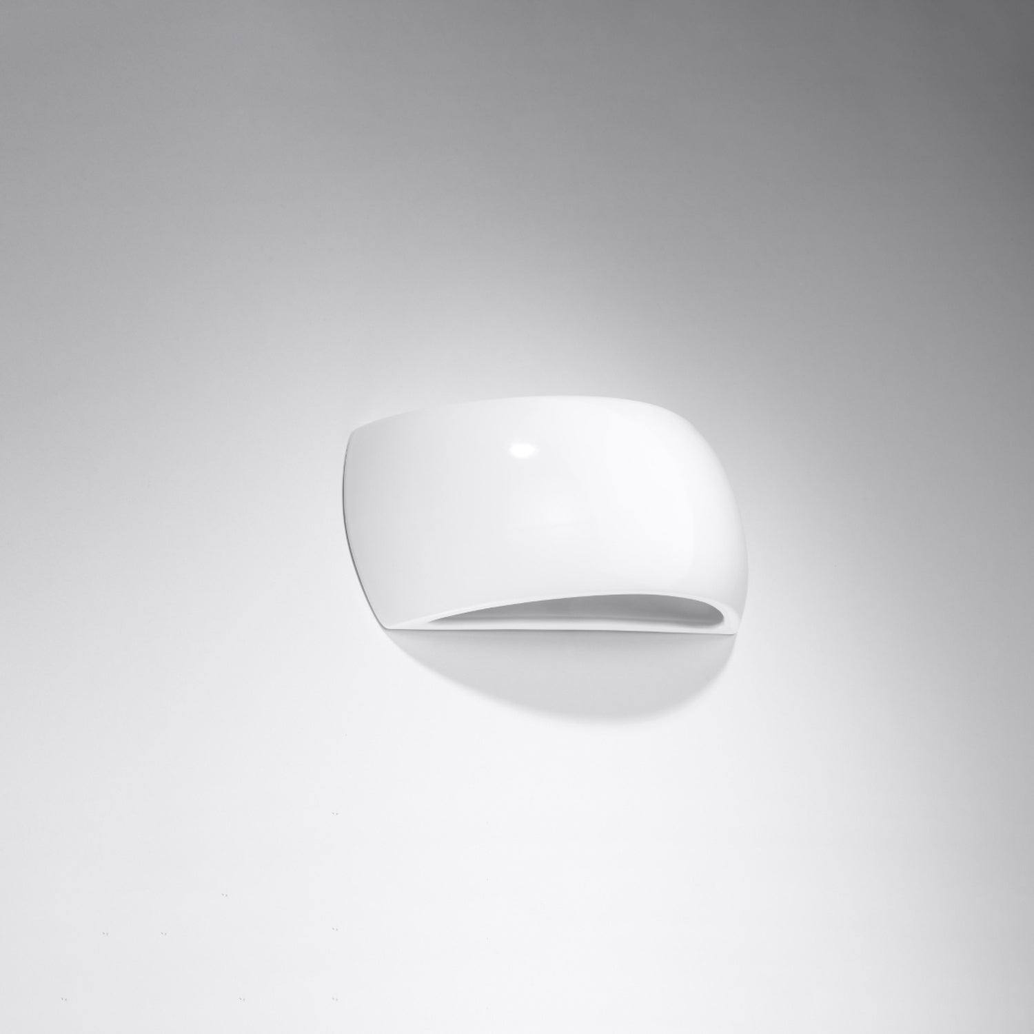 PONTIUS wandlamp wit glans