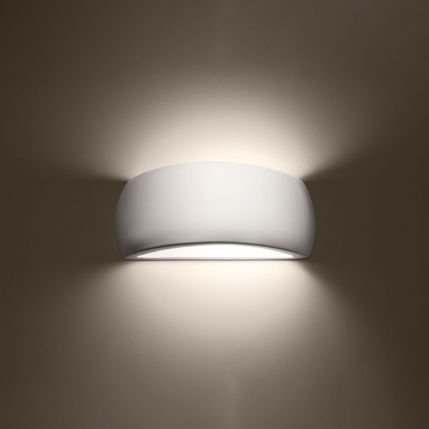PONTIUS wandlamp wit glans