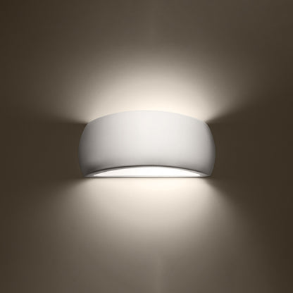 PONTIUS wandlamp wit glans
