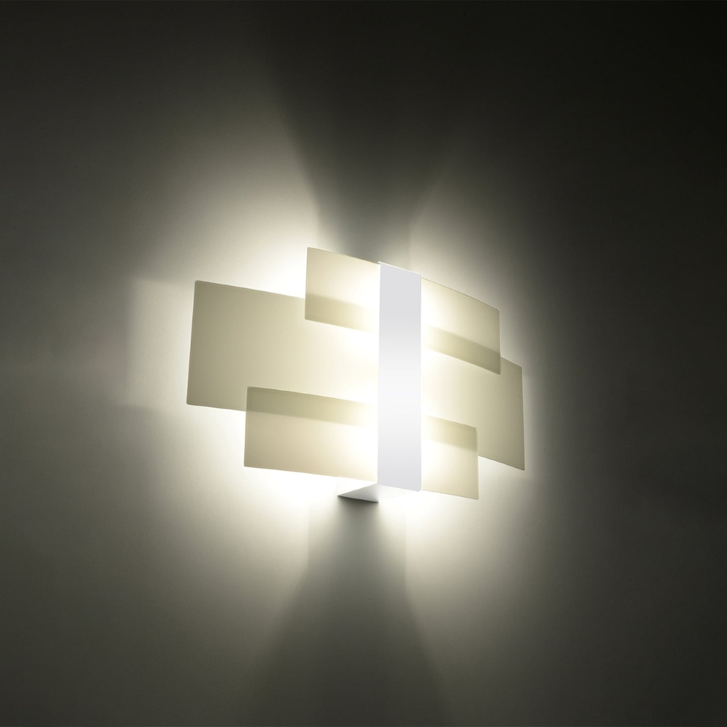 CELIA langwerpige wandlamp wit