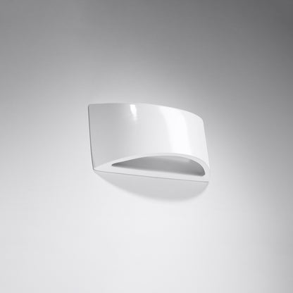 VIXEN keramische wandlamp wit glans