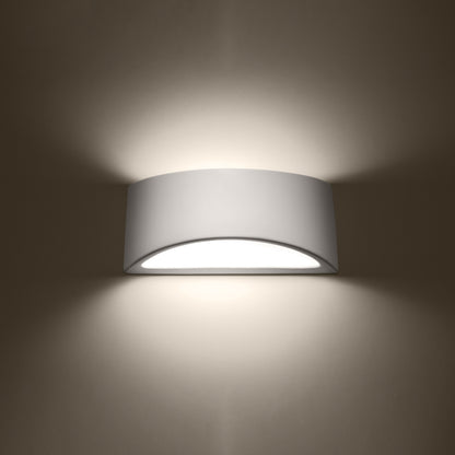 VIXEN keramische wandlamp wit glans