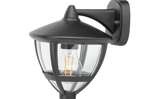 Ameliro | E27 outdoor wall light | IP44 black