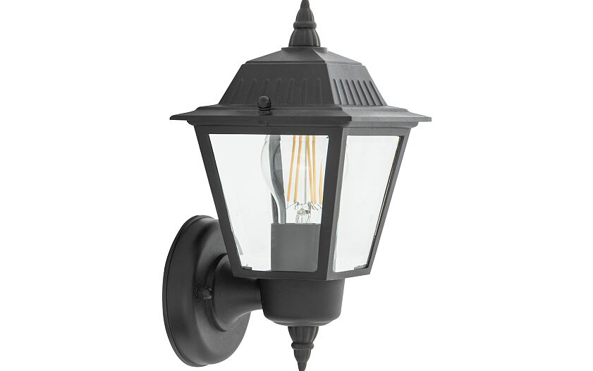 Anaro | E27 buitenwandlamp | IP44 zwart