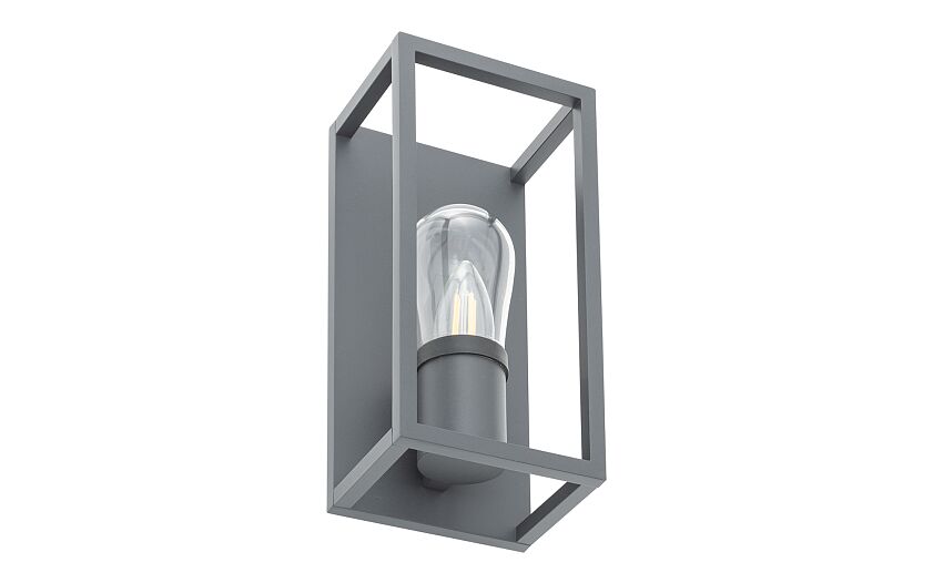 Margano | E14 buitenwandlamp | IP54 grafiet