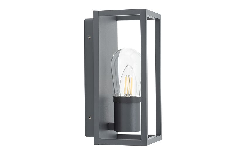 Margano | E14 buitenwandlamp | IP54 grafiet
