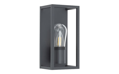 Margano | E14 buitenwandlamp | IP54 grafiet