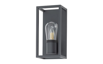 Margano | E14 buitenwandlamp | IP54 grafiet