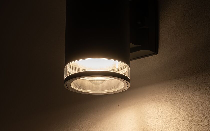 Rockano | E27 buitenwandlamp spot | IP44 grafiet
