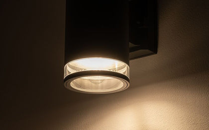 Rockano | E27 buitenwandlamp spot | IP44 grafiet