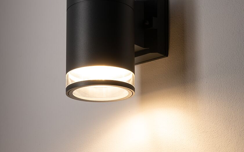 Rockano | E27 buitenwandlamp spot | IP44 grafiet
