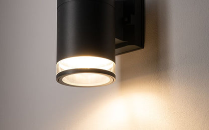 Rockano | E27 buitenwandlamp spot | IP44 grafiet