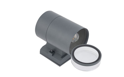 Rockano | E27 buitenwandlamp spot | IP44 grafiet