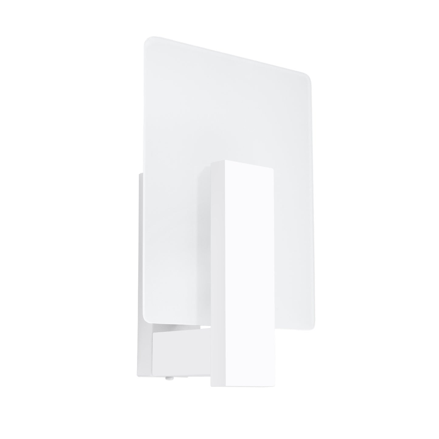 LAPPO vierkante wandlamp wit