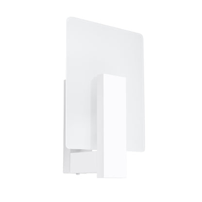 LAPPO vierkante wandlamp wit