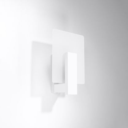 LAPPO vierkante wandlamp wit