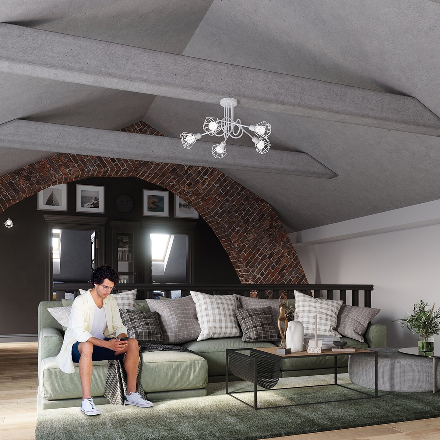 ARTEMIS wandlamp wit
