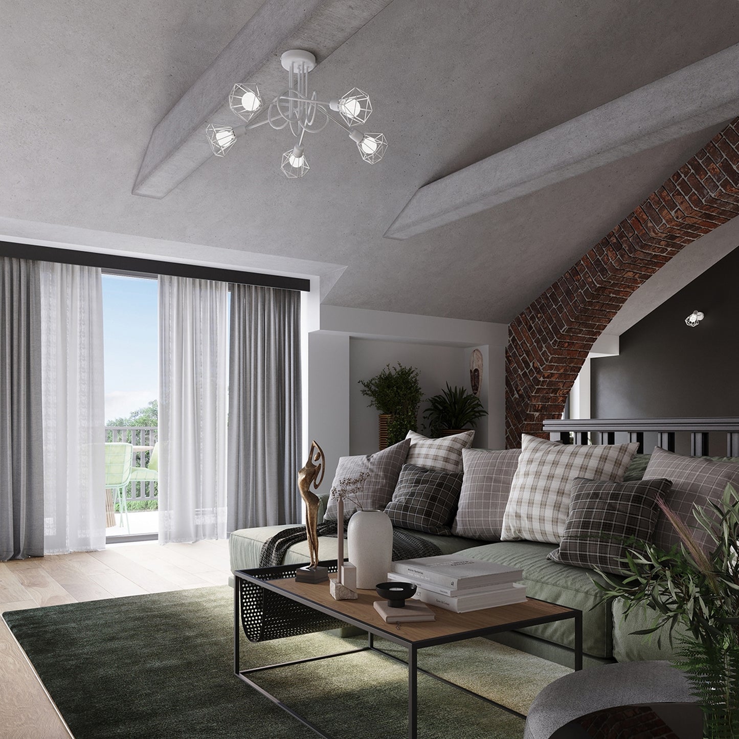 ARTEMIS wandlamp wit