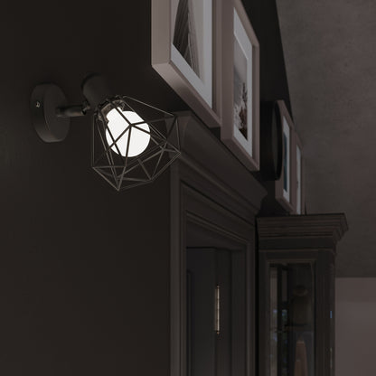 ARTEMIS wandlamp zwart groot