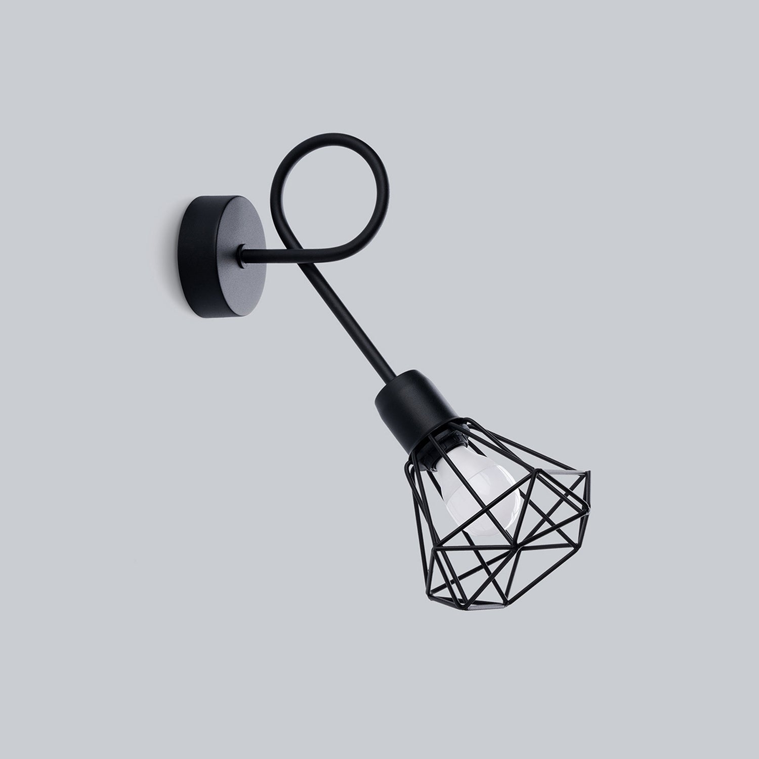 ARTEMIS wandlamp zwart groot