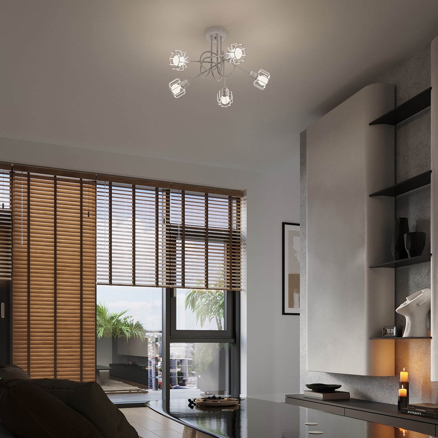 BELUCI wandlamp wit