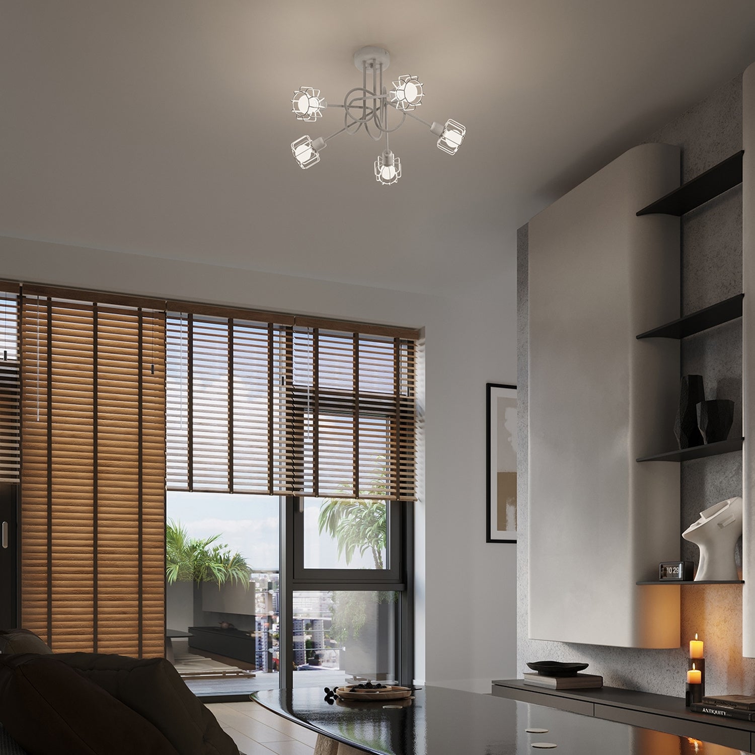 BELUCI wandlamp wit