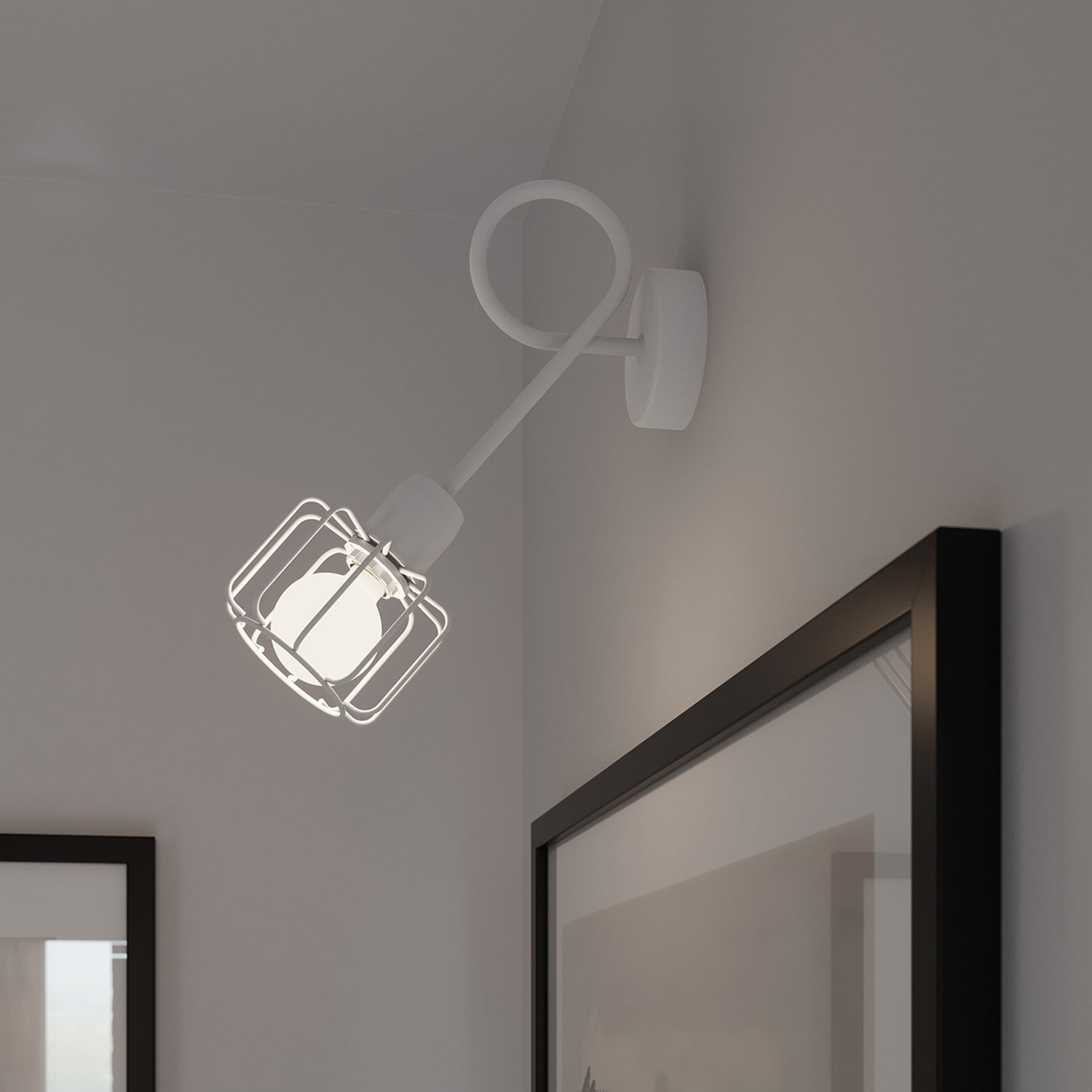 BELUCI wandlamp wit