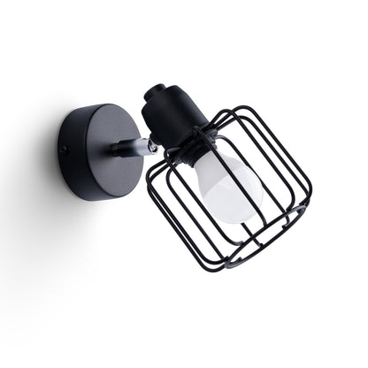 BELUCI wandlamp zwart klein