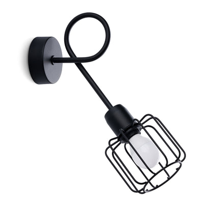 BELUCI wandlamp zwart groot