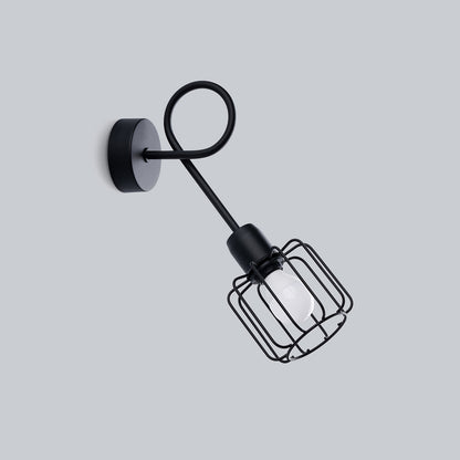 BELUCI wandlamp zwart groot