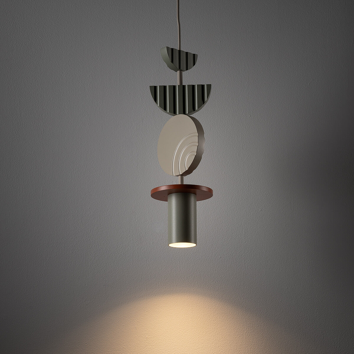 DROPS COLOR hanglamp sage groen sfeerbeeld interieur