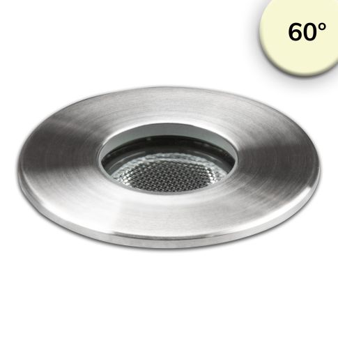 ISOLED 112230 grondspot RVS 2W 60° 12V IP67