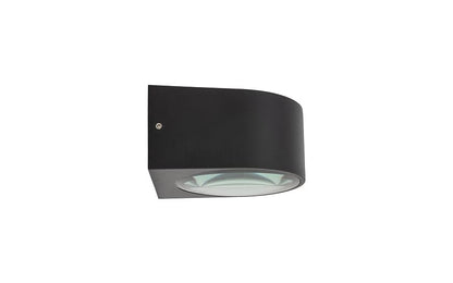 Nelano | LED buitenwandlamp compact | IP54 zwart