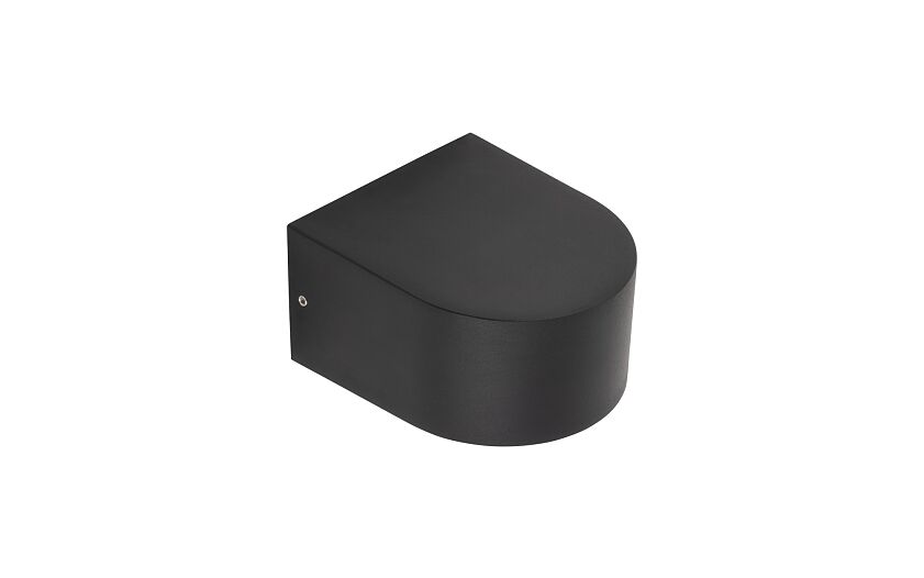 Nelano | LED buitenwandlamp compact | IP54 zwart