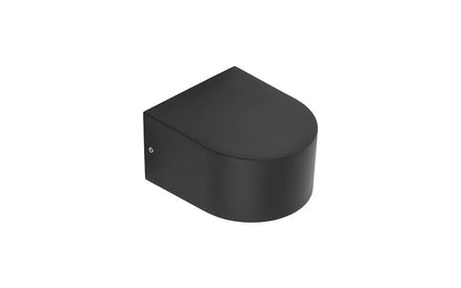 Nelano | LED buitenwandlamp compact | IP54 zwart