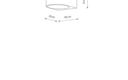 Nelano | LED buitenwandlamp compact | IP54 zwart
