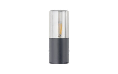 Idano | E27 buitenwandlamp rookglas | IP44