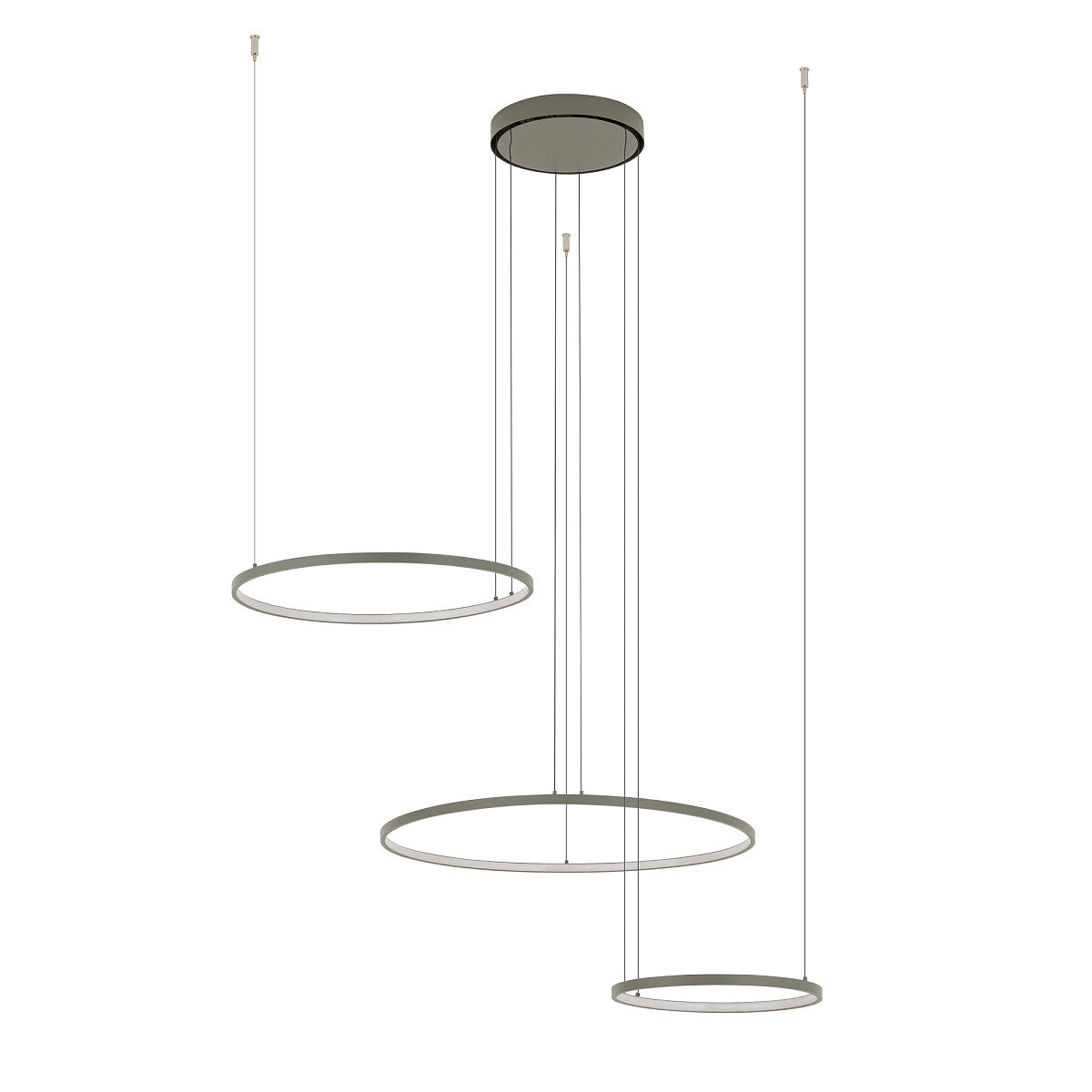 CIRCOLO LED SILK OLIVE | ring hanglamp | dimbaar 3000K
